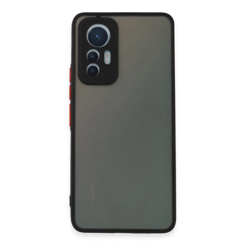 Mi 12 Lite Kılıf Montreal Silikon Kapak - Siyah