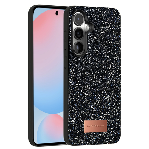 Onegif Galaxy S24 Bright Simli Kapak - Siyah