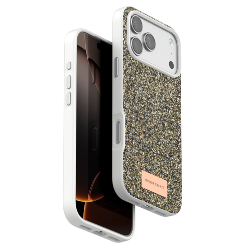 Onegif İphone 17 Bright Simli Kapak - Çöl Titanyum