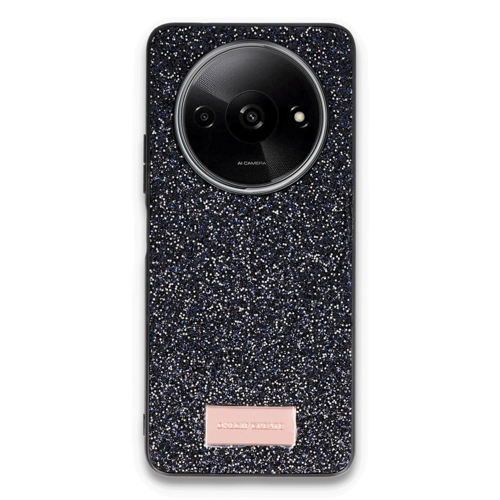 Onegif Redmi A3 4G Bright Simli Kapak - Siyah