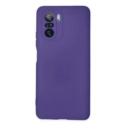 Poco F3 Kılıf Nano İçi Kadife Silikon - Mor