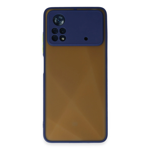 Poco X4 5G Kılıf Montreal Silikon Kapak - Lacivert