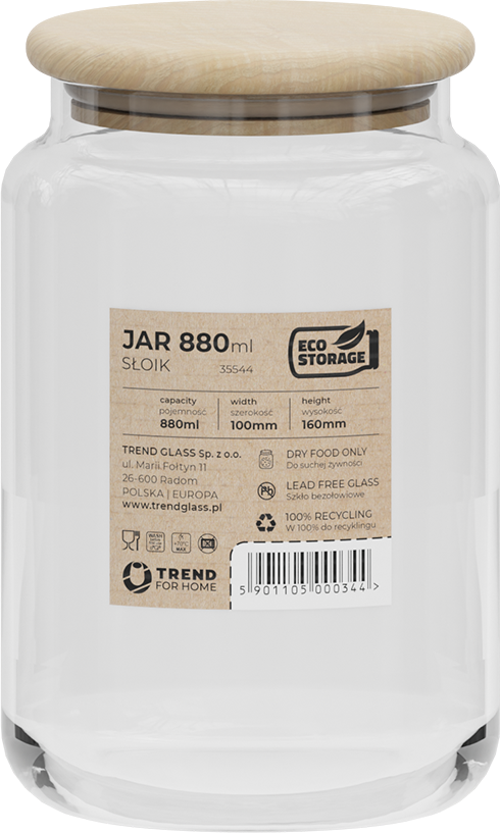 Eko Kavanoz 35544 880 Ml