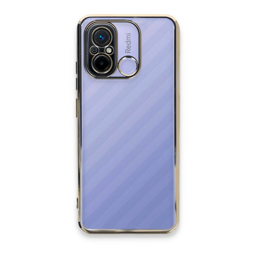 Redmi 12C Kılıf Lensli Silikon - Gold