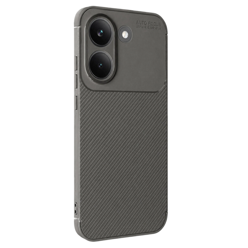 Poco X8 Auto Focus Karbon Kapak - Gri