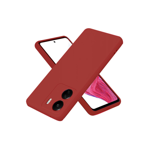 Redmi 13C Kılıf First Silikon - Bordo