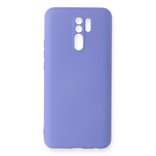 Redmi 9 Kılıf Nano İçi Kadife Silikon - Lila