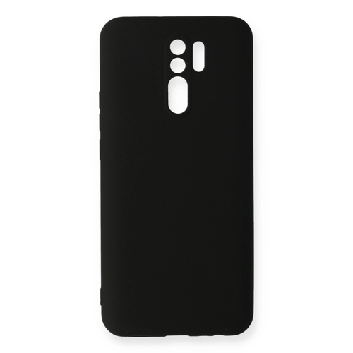 Redmi 9 Kılıf Nano İçi Kadife Silikon - Siyah