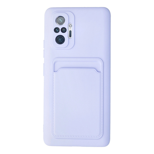 Redmi Note 10 Kılıf Kelvin Kartvizitli Silikon - Lila