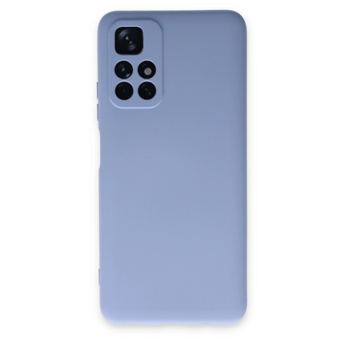 Redmi Note 11T Kılıf Nano İçi Kadife Silikon - Lila