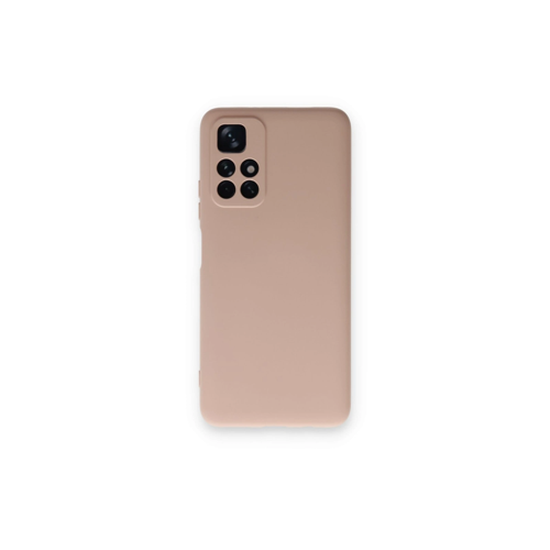 Redmi Note 11T Kılıf Nano İçi Kadife Silikon - Pudra