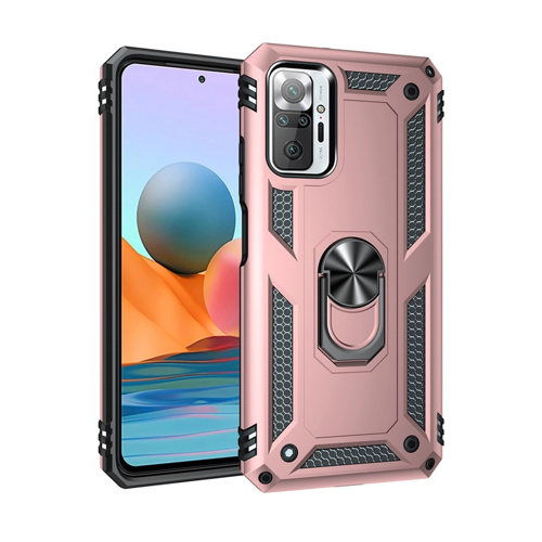 Redmi Note 10 Kılıf Sofya Yüzüklü Silikon Kapak -