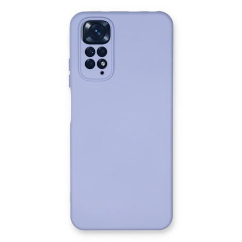 Redmi Note 11 Kılıf Nano İçi Kadife Silikon - Lila