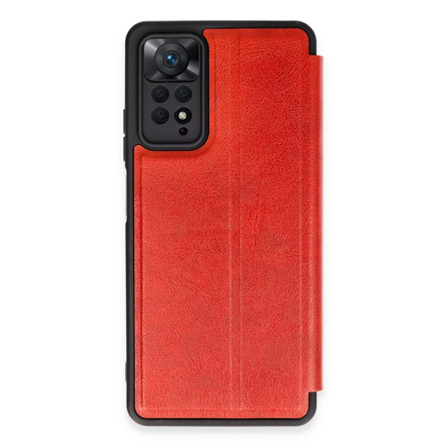 Redmi Note 12 4G Kılıf Flip Cover - Kırmızı