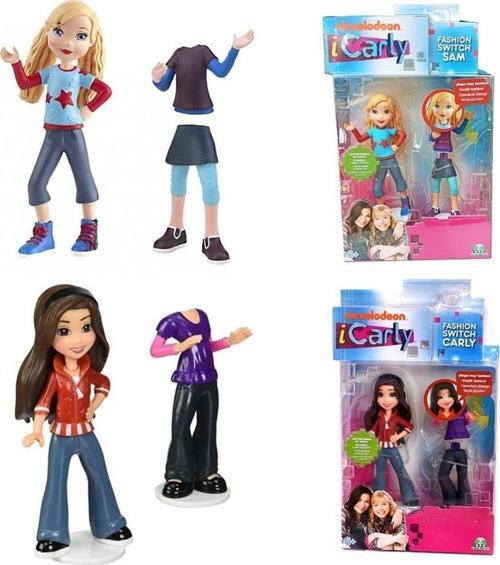 Nickelodeon 2 Li Icarly Fashion Switch Carly Ve Sam - Icarly Moda Giysileri - Değiştirilebilir Giysiler