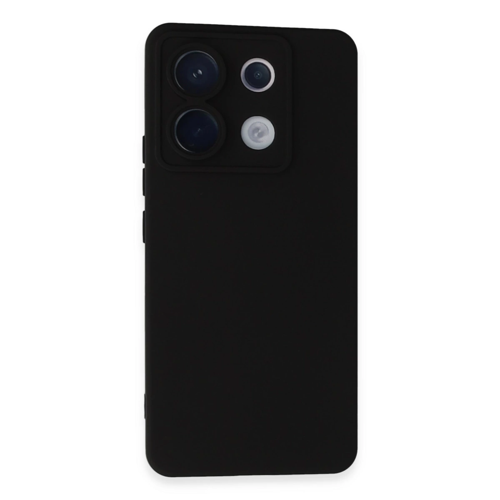 Redmi Note 13 5G Kılıf Nano İçi Kadife Silikon - Siyah