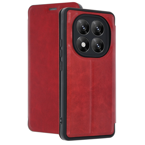 Redmi Note 14 5G Kılıf Flip Cover - Kırmızı