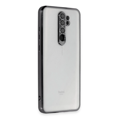Redmi Note 8 Kılıf Lensli Silikon - Siyah