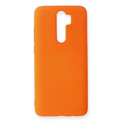 Redmi Note 8 Kılıf Nano İçi Kadife Silikon - Turuncu