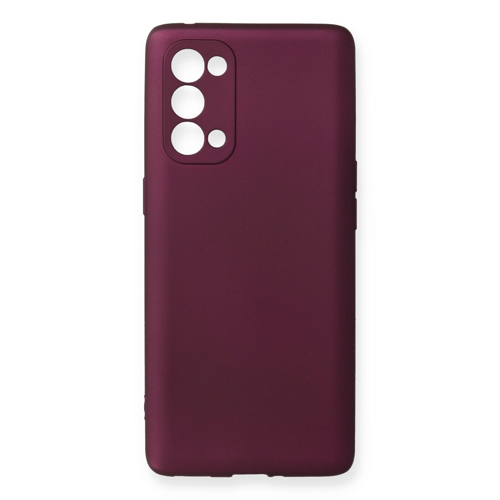 Reno 5 Kılıf First Silikon - Mürdüm