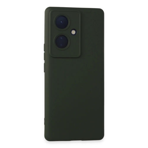 V29 Lite Kılıf Nano İçi Kadife Silikon - Koyu Yeşil
