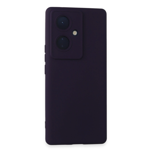 V29 Lite Kılıf Nano İçi Kadife Silikon - Mor