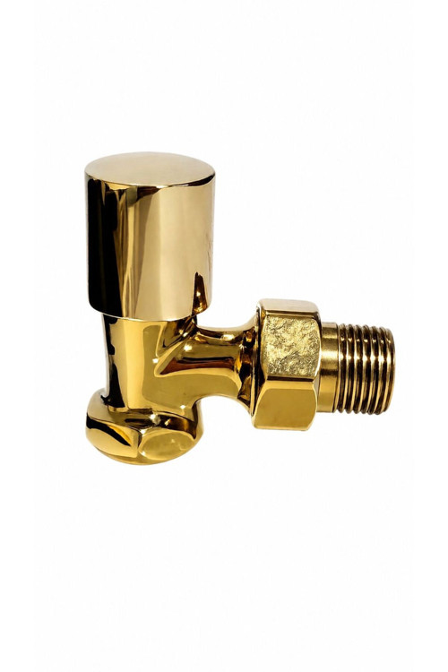 Radyatör Havlupan Vanası Köşe Tip 1/2'' Gold ( Altın )