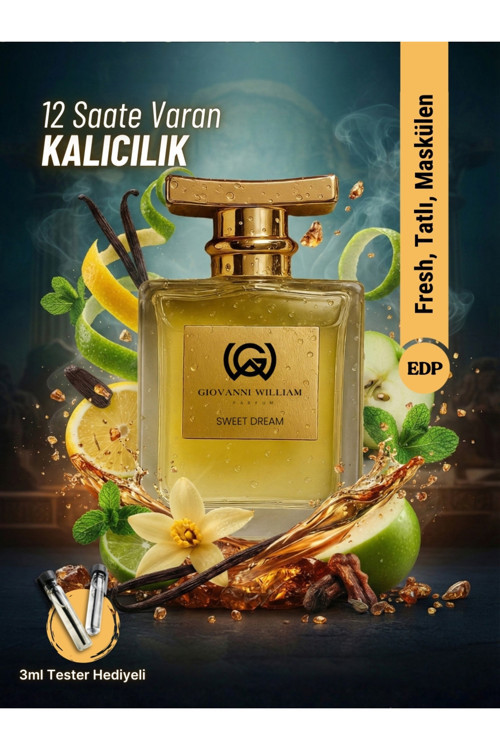 Sweet Dream Eros Erkek Parfümü Yazlık Fresh | Bergamot, Nane, Sandal, Versace, Sedir, Portakal Ağacı