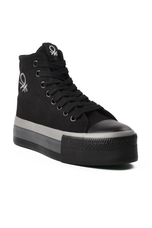 Siyah Bilekli Kadın Sneaker