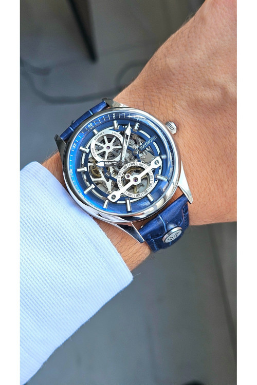 Skeleton Rym-280267 -Özel Seri Otomatik Erkek Kol Saati -İskelet Model