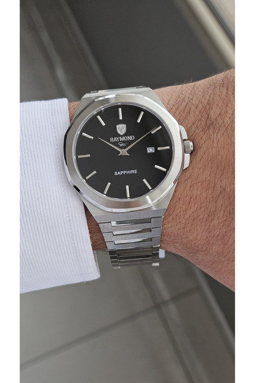 Rym-611505M Slım Erkek Kol Saati - Çelik Kasa Ve Kordon - 2 Yıl Garanti Ss-Bk
