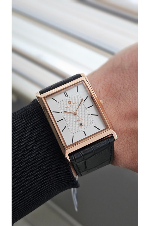 -Rym 3559 Yeni Sezon Erkek Kol Saati- Klasik Model Rg-Bk-W