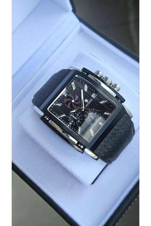 Yeni Limited Edition Rym-8309 Quartz Mekanizma Erkek Kol Saati - Çelik Kasa - 2 Yıl Garanti Ss-Bk