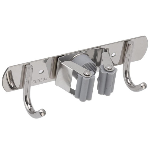 SN-26348 ÇİFT KANCALI PASPAS-SÜPÜRGE TUTUCU - KLİPSLİ ASKILIK