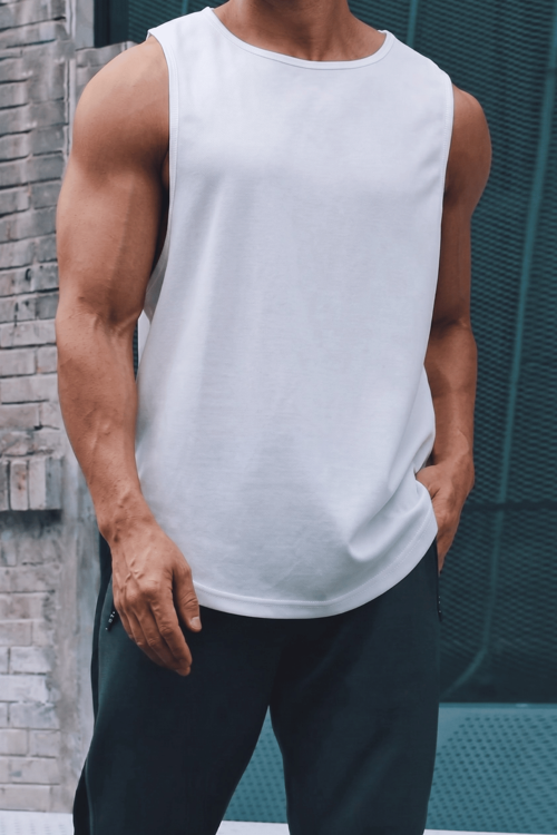 Erkek Sporcu Atleti Sıfır Kol Tişört Fitness Gym Antrenman Tişörtü Ter Tutmayan Atlet SIFIRKOL-2026
