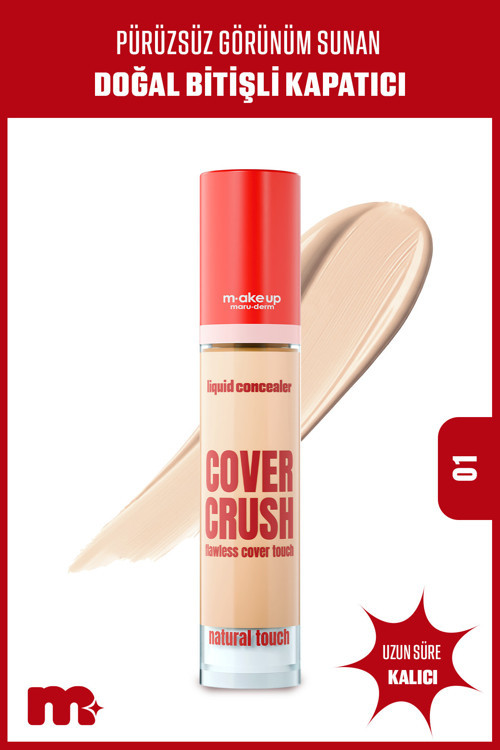 Make Up Flawless Touch Liquid Concealer No 01 – Doğal Bitişli Sıvı Kapatıcı