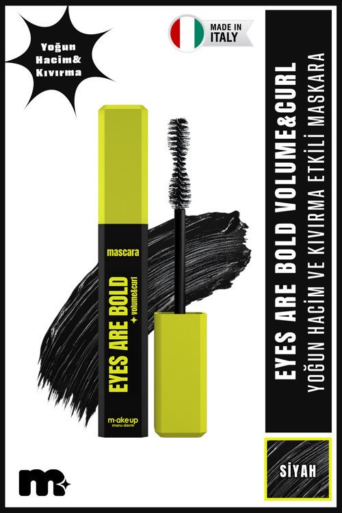 Make Up Yoğun Hacim Ve Kıvırma Etkili Maskara – Volume & Curl Mascara