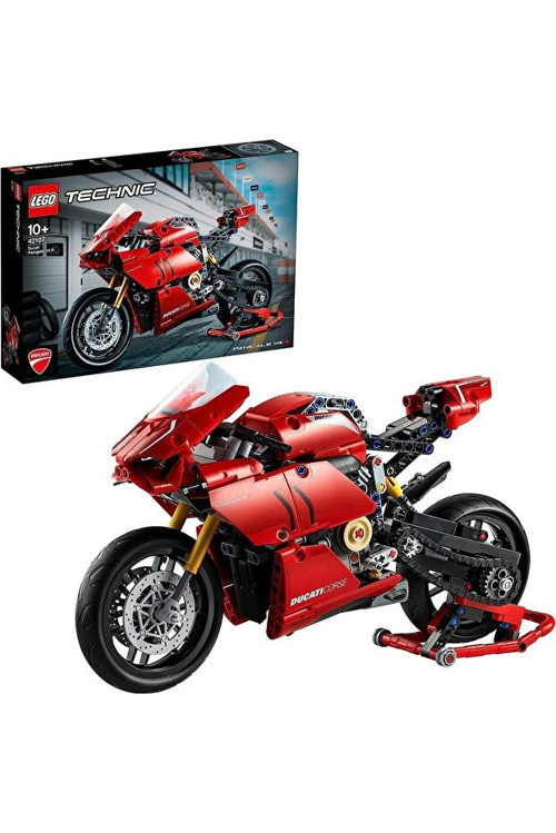 Technic Ducati Panigale V4 R 42107 - Yetişkinler İçin Araba Yapım Seti (646 Parça)