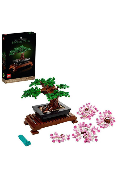 Botanicals Bonsai Ağacı 10281 – Yetişkinler İçin Yapay Çiçek Modeli Yapım Seti (878 Parça)
