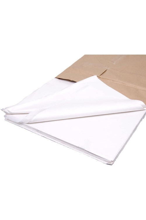Beyaz Pelur Kağıt Hediye Paketleme Ambalaj Kağıdı 50X70 Cm 100 Adet Ekonomik Paket Dolgu Kağıdı