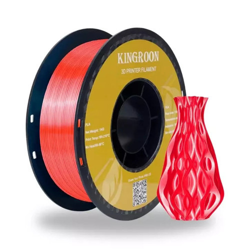 Kırmızı PLA Silk Filament 1.75 mm 1000gr