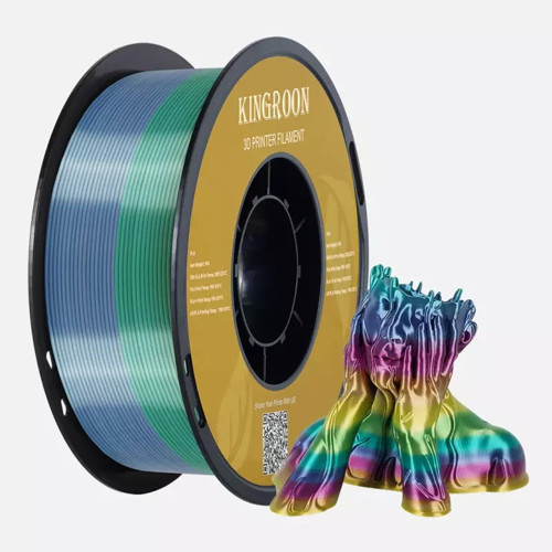 Rainbow PLA Silk Gökkuşağı Şeker Filament 1.75 mm 1000gr