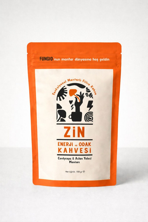 Zin Aslan Yelesi Ve Cordyceps Mantarlı Enerji Odak Kahvesi