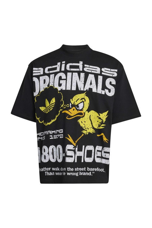 Erkek Siyah T-shirt DUCK GFX TEE KG6438