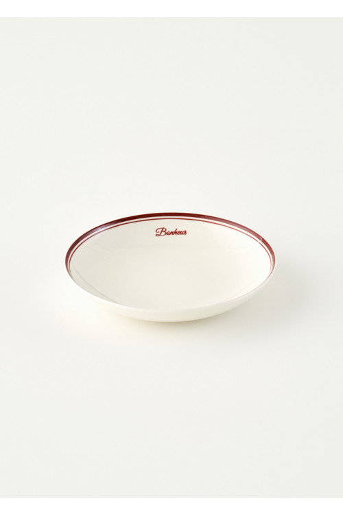 Bonheur Çukur Tabak 20 cm Bordo
