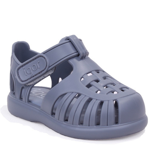 S10271 Tobby Solid Koyu Mavi Günlük Erkek Çocuk Sandalet