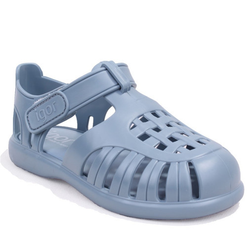 S10271 Tobby Solid Mavi Günlük Erkek Çocuk Sandalet