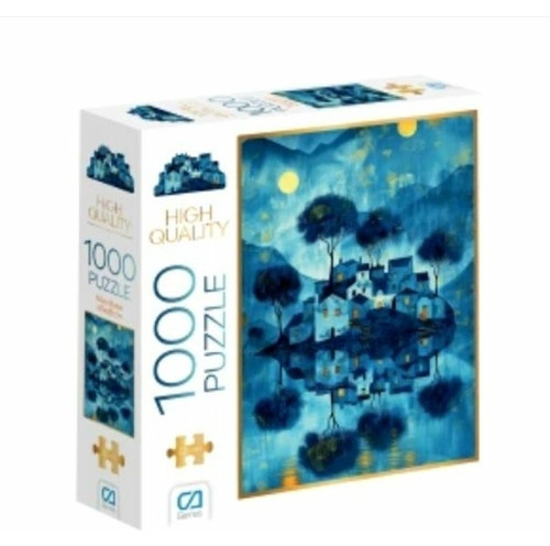 Mavi Evler Puzzle 1000 Parça