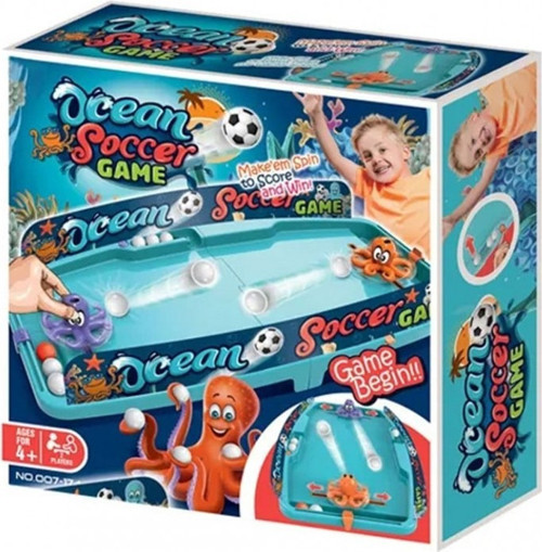 Mini Masa Futbolu Oyunu Okyonus Temalı Mini Futbol Pinball Oyunu 2 Oyunculu