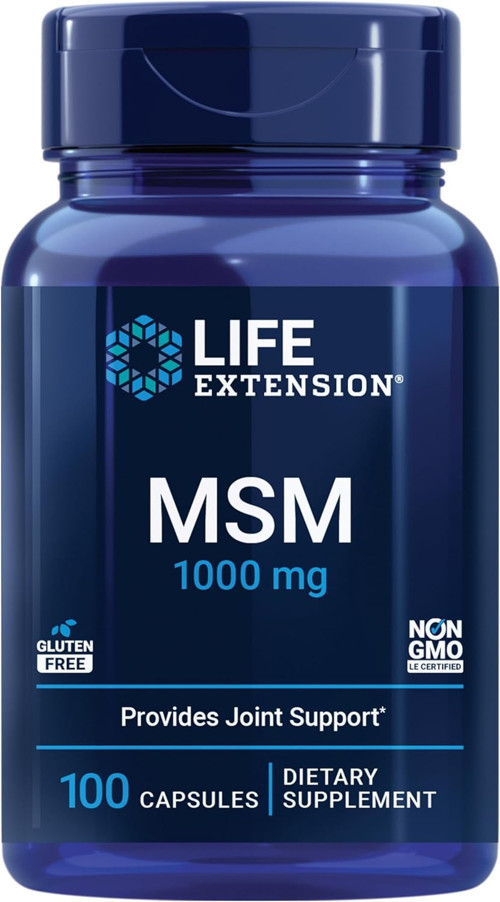 MSM 1000 mg methylsulfonylmethane Joints antioxidant Support 100 Caps